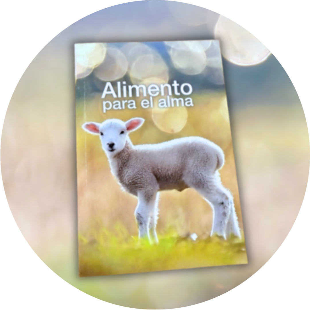 La portada del libro devocional "Alimento para el alma"