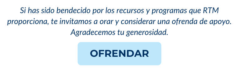 Oportunidad para ofrendear al ministerio