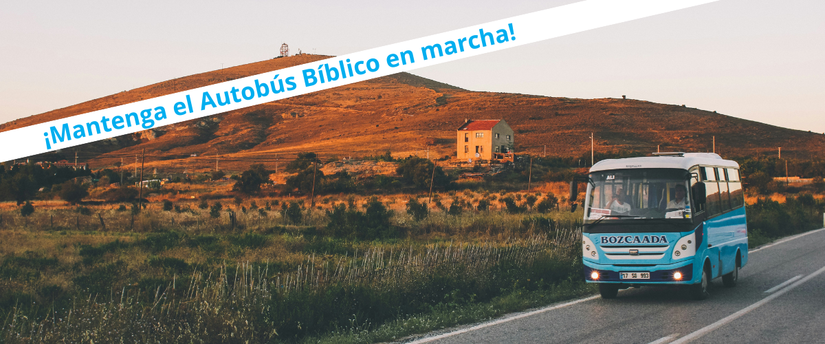 Mantenga el Autobús Bíblico en marcha Autobus Biblico de A Traves de la Biblia
